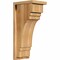 Ekena Millwork Pescadero Rough Sawn Corbel w/Backplate, Western Red Cedar, 8"W x 10"D x 22"H COR08X10X22PEC01RWR - alternate 1